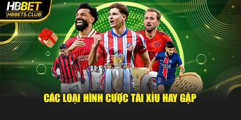 Các loại hình cược tài xỉu hay gặp